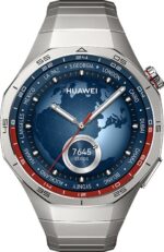 Huawei GT 5 PRO 46mm, 14 Days Battery, Built-in maps, Bluetooth,Pro-level sports Smartwatch (Titanium Strap, 46.0)