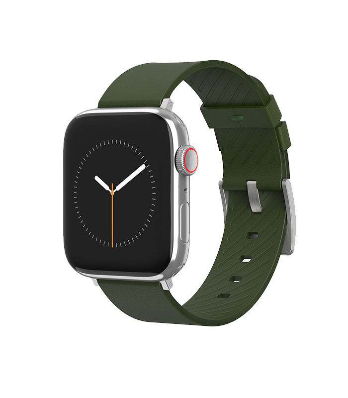 accessories-product-olive-strap-1 Everyday Leather Strap – Olive - Image 1