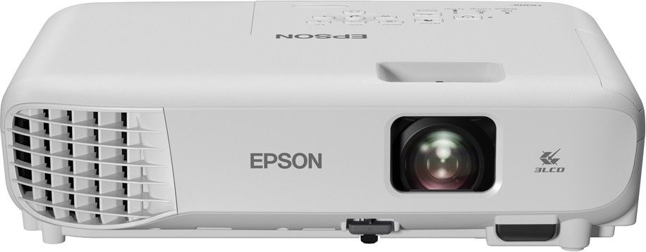 Epson EB-E01 (3300 Im / Wireless / Remote Controller) Portable XGA 3LCD Projector (White)