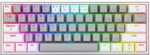 Redragon K616 Wired USB Standard Gaming Keyboard Compatible with Desktop, Laptop, Mac (Grey & White)