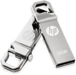 HP METAL V250W 32 GB Pen Drive Compatible with Audio Player, Desktop Computer, Television, Laptop, Audio Player USB 2.0 Metal Case