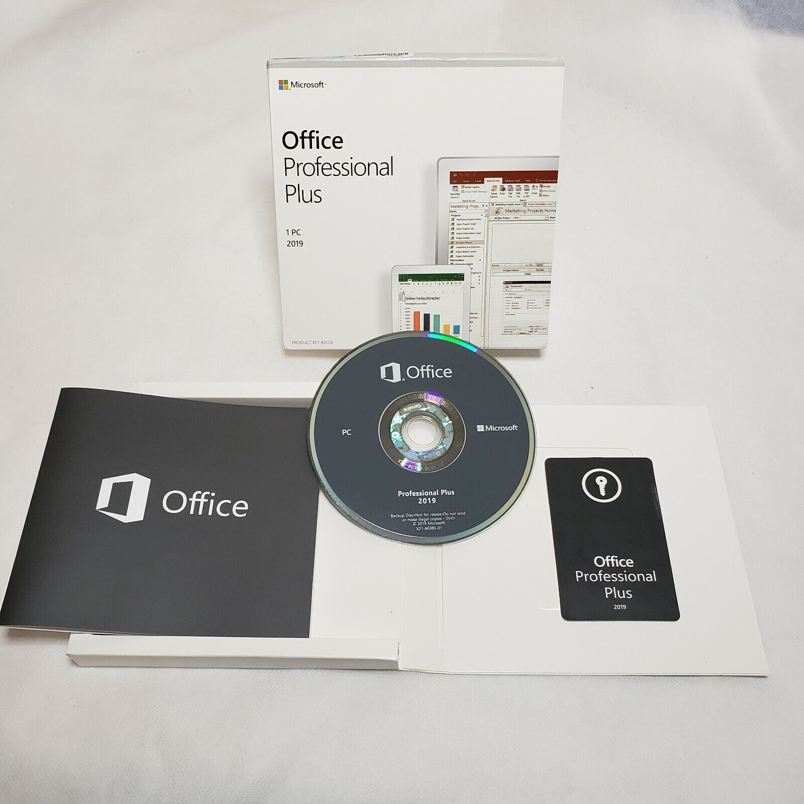 MICROSOFT Office Professional Plus 2019 (1 User/PC, Lifetime) DVD Retail Pack