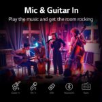 LG XBOOM RNC9, Powerful sound, Deep Bass, Mic & Guitar input karaoke Bluetooth Party Speaker (Black, 2.0 Channel) - Image 4