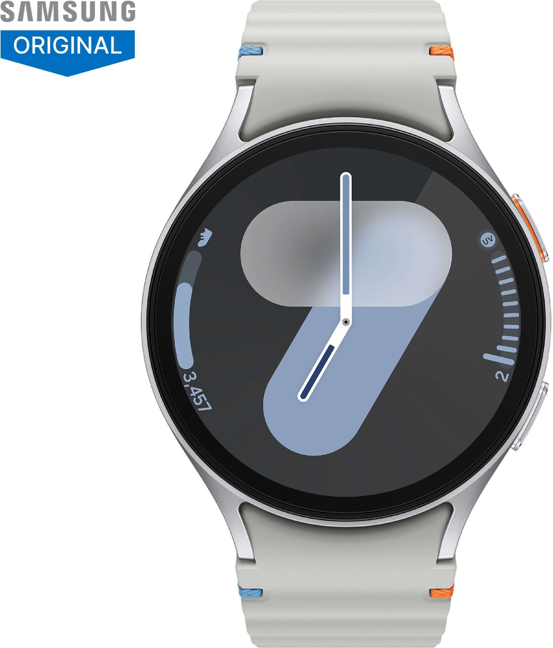Samsung Watch7 44mm LTE (Silver Strap, Large)