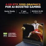 HP Victus AI 31 TOPS AMD Ryzen 5 Hexa Core 8645HS - (16 GB/512 GB SSD/Windows 11 Home/4 GB Graphics/NVIDIA GeForce RTX 2050/144 Hz) fb3003AX Gaming Laptop (15.6 inch, Blue, 2.29 Kg, With MS Office) - Image 4