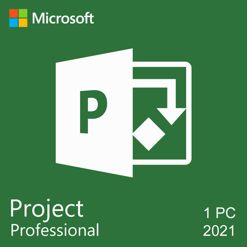 MICROSOFT Project Professional 2021 (1 User, Lifetime Validity) Activation Key Card