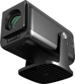 PLAY Smart Android 13 1+8G 5G WiFi BT 15k Lm 4k 8k 180 degree Rotation (25000 lm / 2 Speaker / Wireless / Remote Controller) Portable Projector (Black) - Image 2