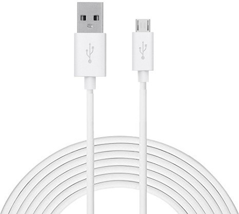 trost-extra-long-3-mtr-charging-sync-a-plus-champ-original-imaf5zyhttgycgum.jpeg TROST Micro USB Cable 2 A 3 m Extra Long (3 Mtr) Charging/Sync A Plus Champ (Compatible with Karbonn A Plus Champ, White, One Cable) - Image 1