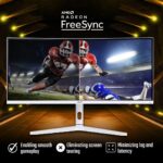 Acer Nitro 74.93 cm (30 inch) Curved WFHD VA Panel with ErgoStand, VESA DisplayHDR 400, 1500R Curvature, DCI-P3 93% wide color gamut, Display Widget, 2X2W Inbuilt Speakers - Image 3